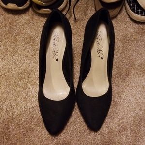 Black heels